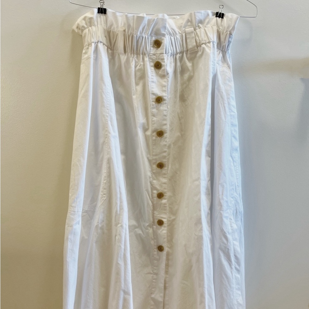 NWT Everlane Easy Button Front Midi Skirt